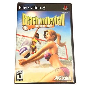 PS2 Beach Volleyball Summer Heat Game Vintage PlayStation